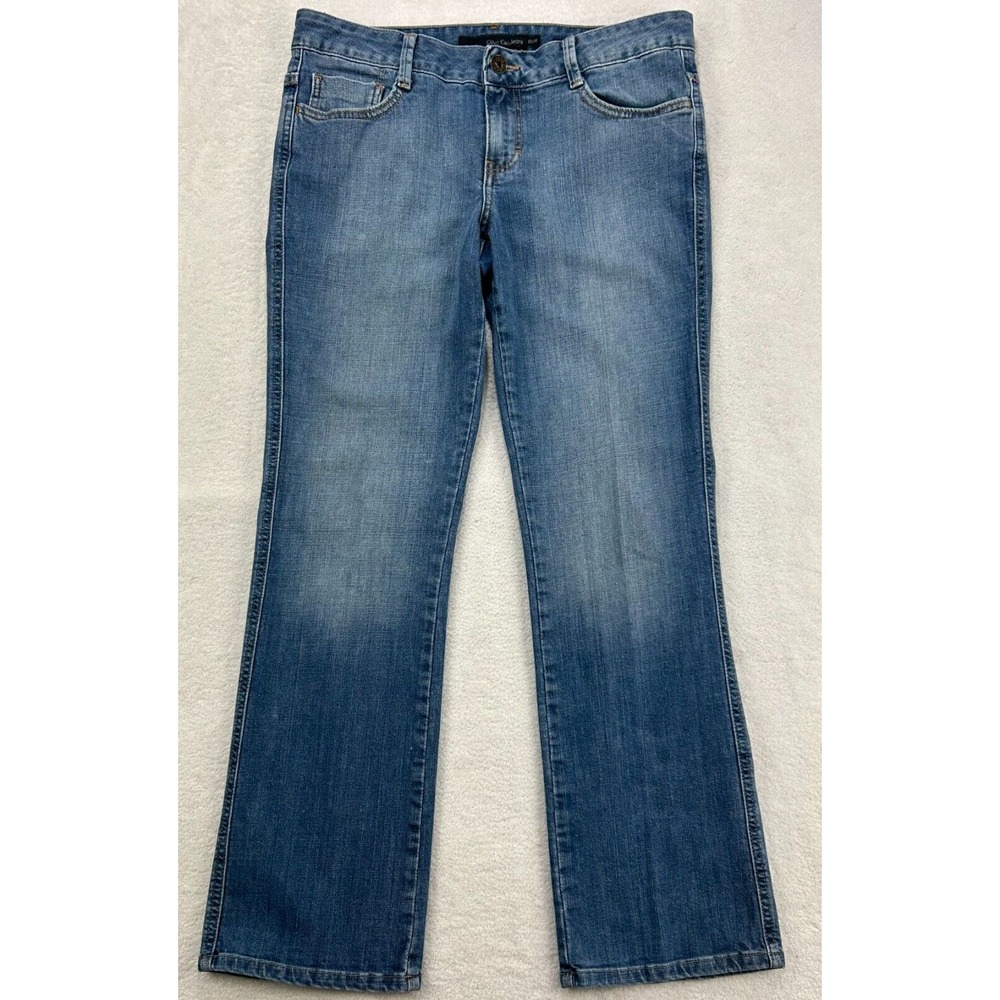 Calvin Klein Jeans Lean Boot Women 30/10 Blue Flap Pocket Vintage A+